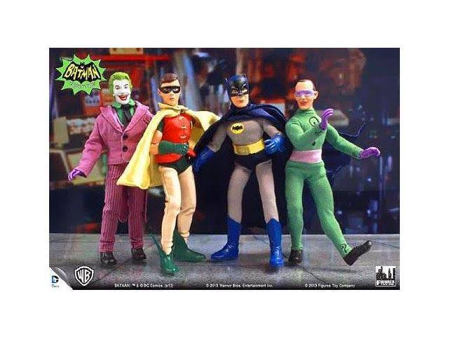 Batman 1966 TV Series Classic TV Series 1 Batman Set of 4 8 inch Action Figures