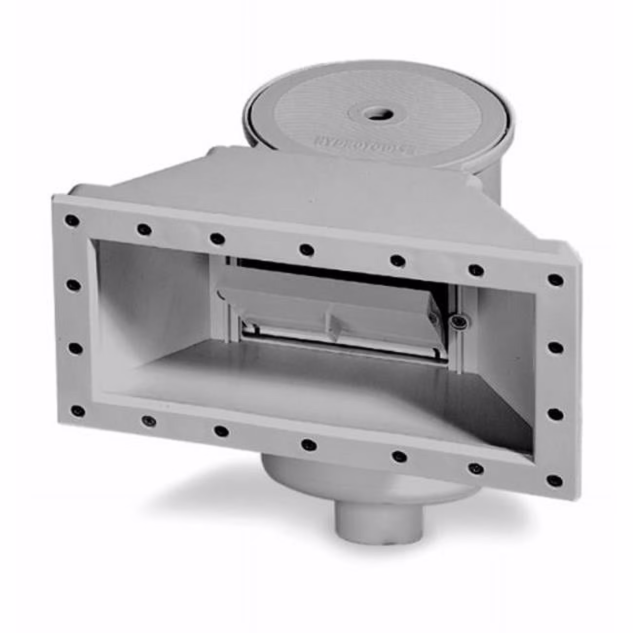 Swimline 8939G Complete Wide Mouth Thru-Wall Skim- Gray