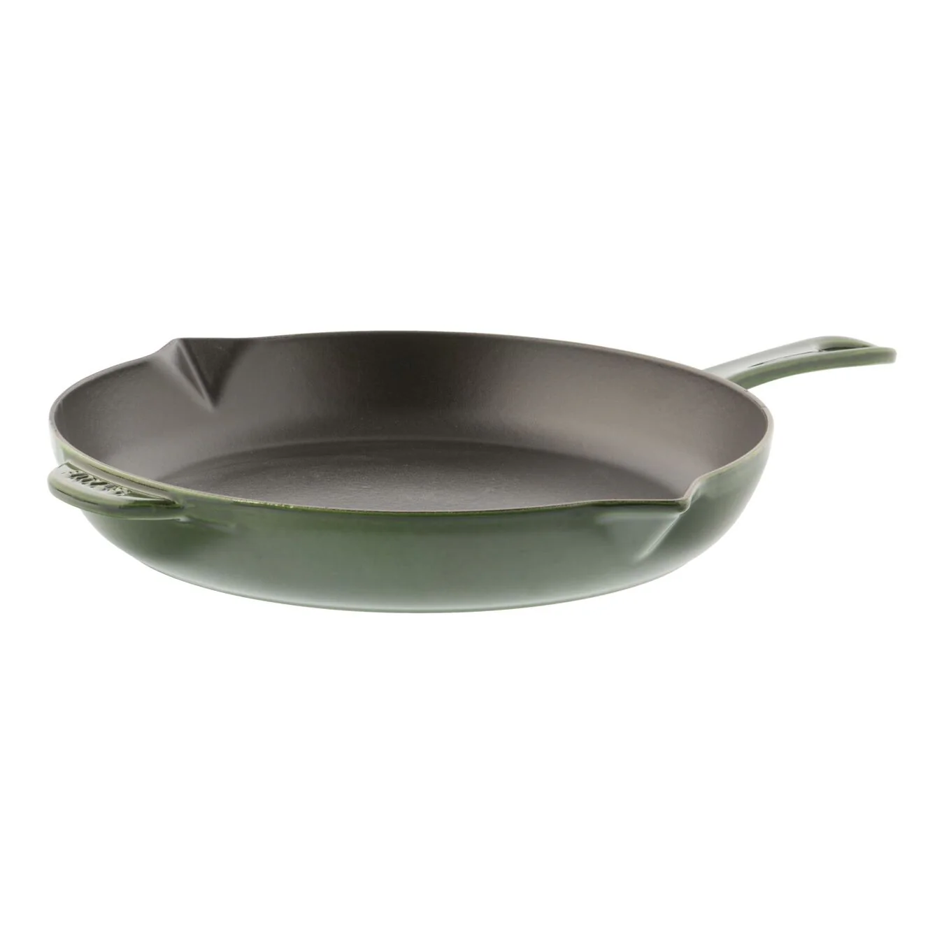 Staub 12 Cast Iron Fry Pan in Basil