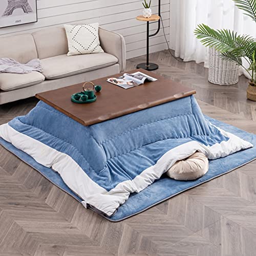 Japanese Desk,Kotatsu Table with Heater and Blanket,Coffee Tables Set for Living Room,Tatami Futon Tea Stove Table