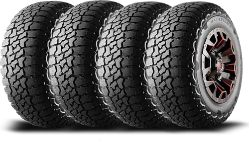 Set of 4 (FOUR) Mastertrack BADLANDS AT All Terrain LT285/70R17 10 Ply E 126S SUV Light Truck Tire + Road Hazard Warranty Included