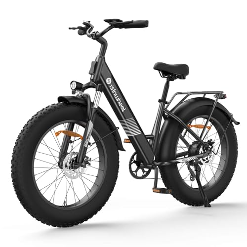 isinwheel M60 Electric Bike for Adults 750W 28mph Ebike with 48V 13Ah Removable Battery, USB Charging Port, 7 Speed Gearshift