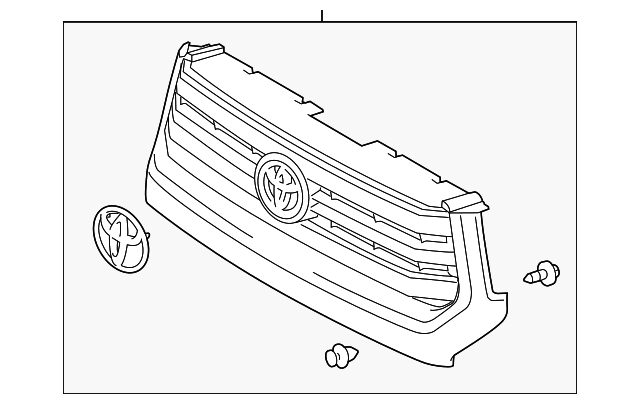 2016 Toyota Tundra Grille 53100-0C260-B1