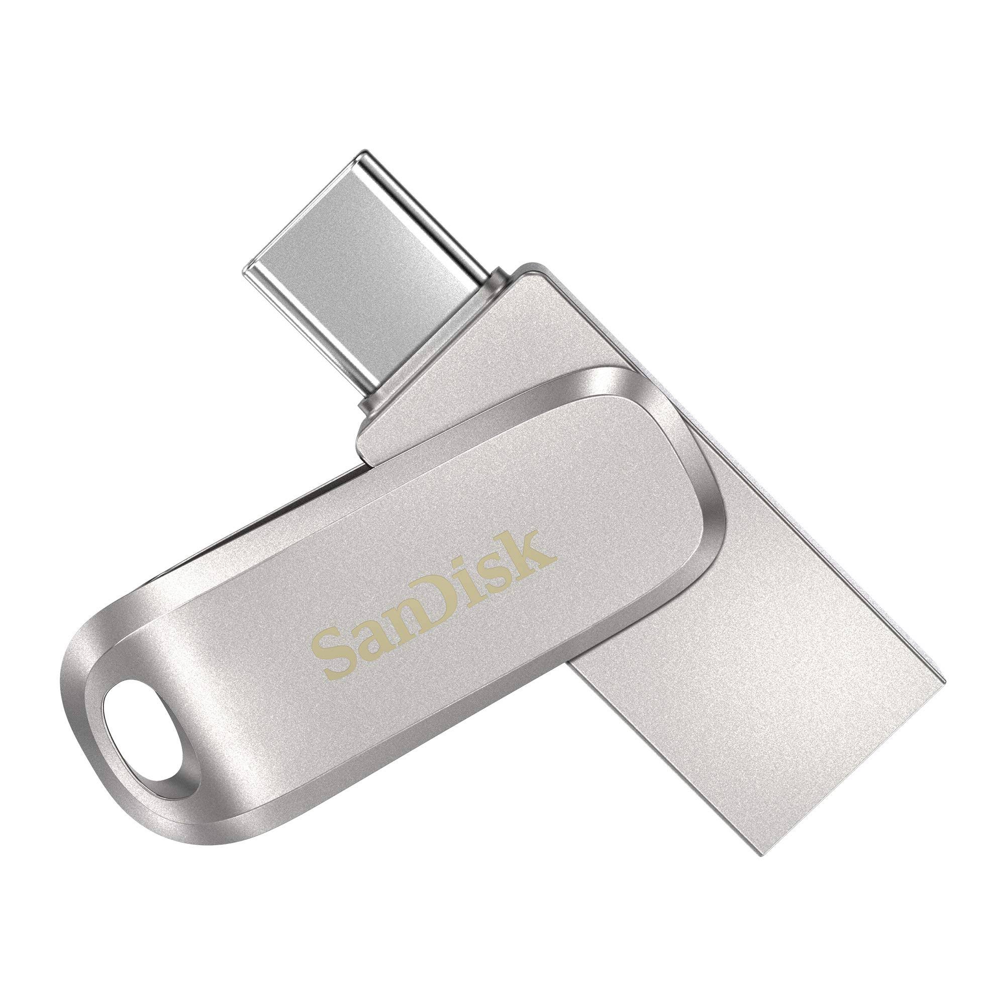 SanDisk 512GB Ultra Dual Drive Luxe USB Type-C Flash Drive (SDDDC4-512G-G46)