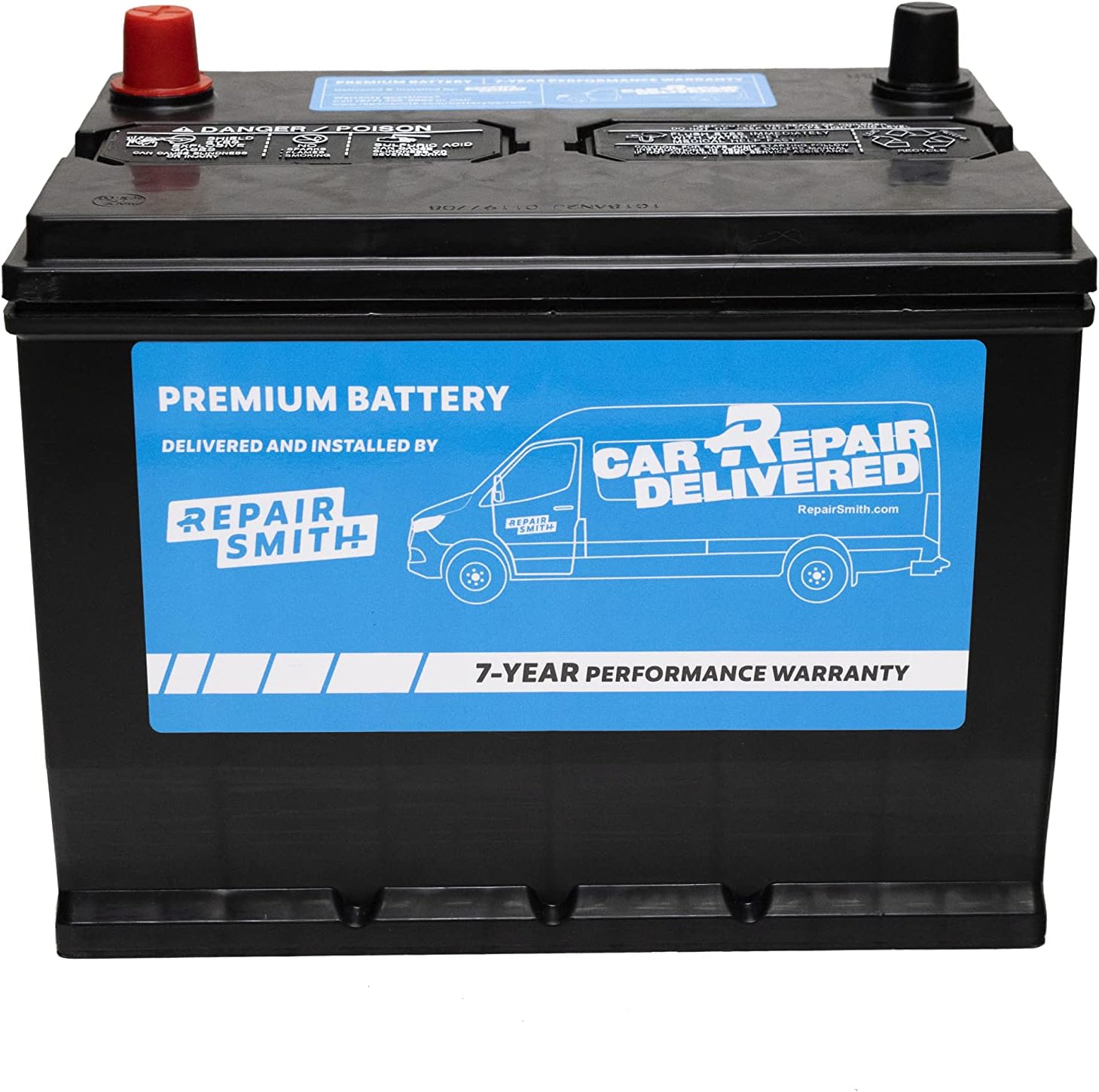 RepairSmith Mobile Mechanic Auto Starting Car Battery H8/49/L5 - Automotive Parts and Accessories, 900 CCA, 7 Year Warranty