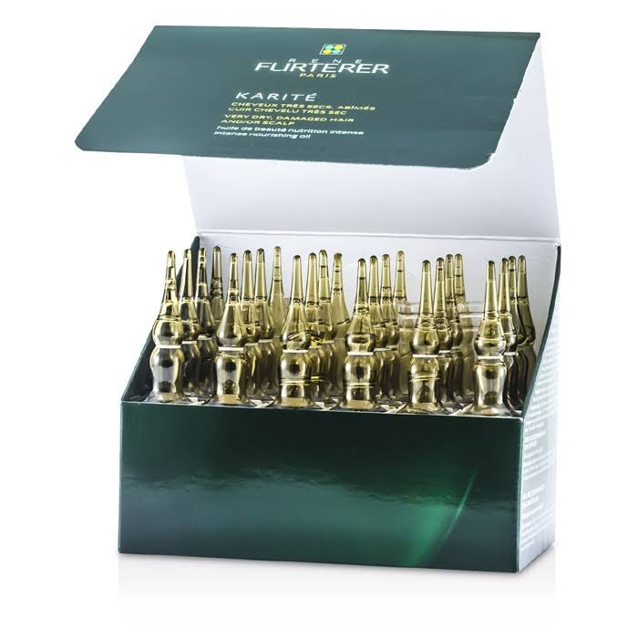 Rene Furterer - Karite Intense Nourishing Oil - for Very Dry, Damaged Hair and/or Scalp (Salon Product) 24x10ml/0.3oz