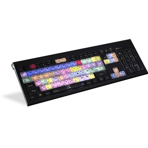 LogicKeyboard Adobe Premiere Pro CC Astra Backlit Windows Keyboard Interface USB, Application, Desktop Keys Editing, Scissor, 10