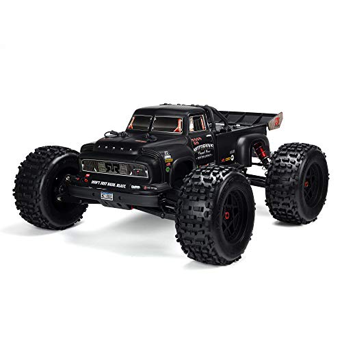 ARRMA 1/8 Notorious 6S V5 4WD BLX Stunt RC Truck with Spektrum Firma RTR (Transmitter and Receiver Included, Batteries and Charger Required), Black