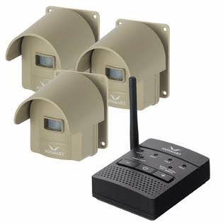 Hosmart Driveway Wireless Alarm Alert System 1/4 Mile Security Motion Sensor Portable HHOSMART