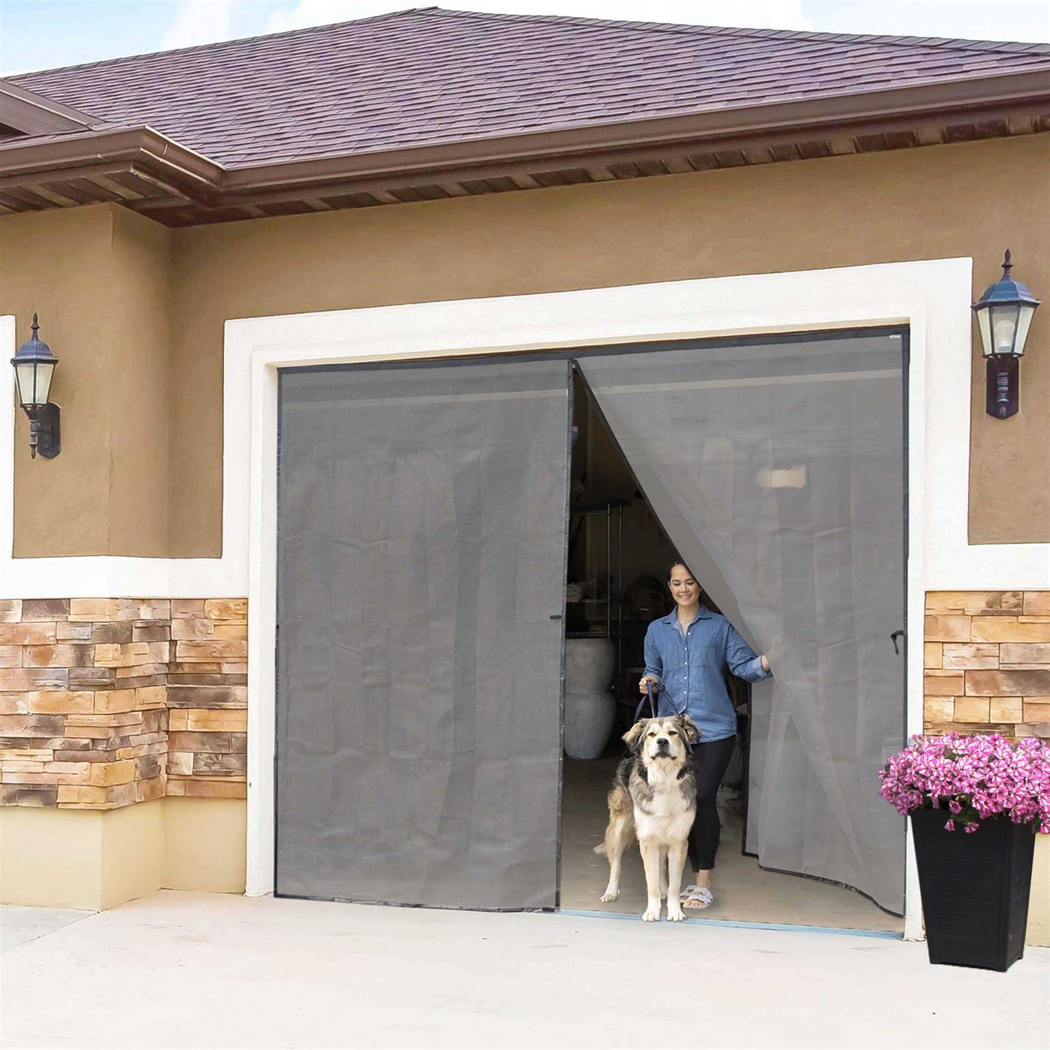 Magnetic Garage Door Screen and All Other Sizes Easy Installation Garage Door Screen - Sports Supplies Online Store