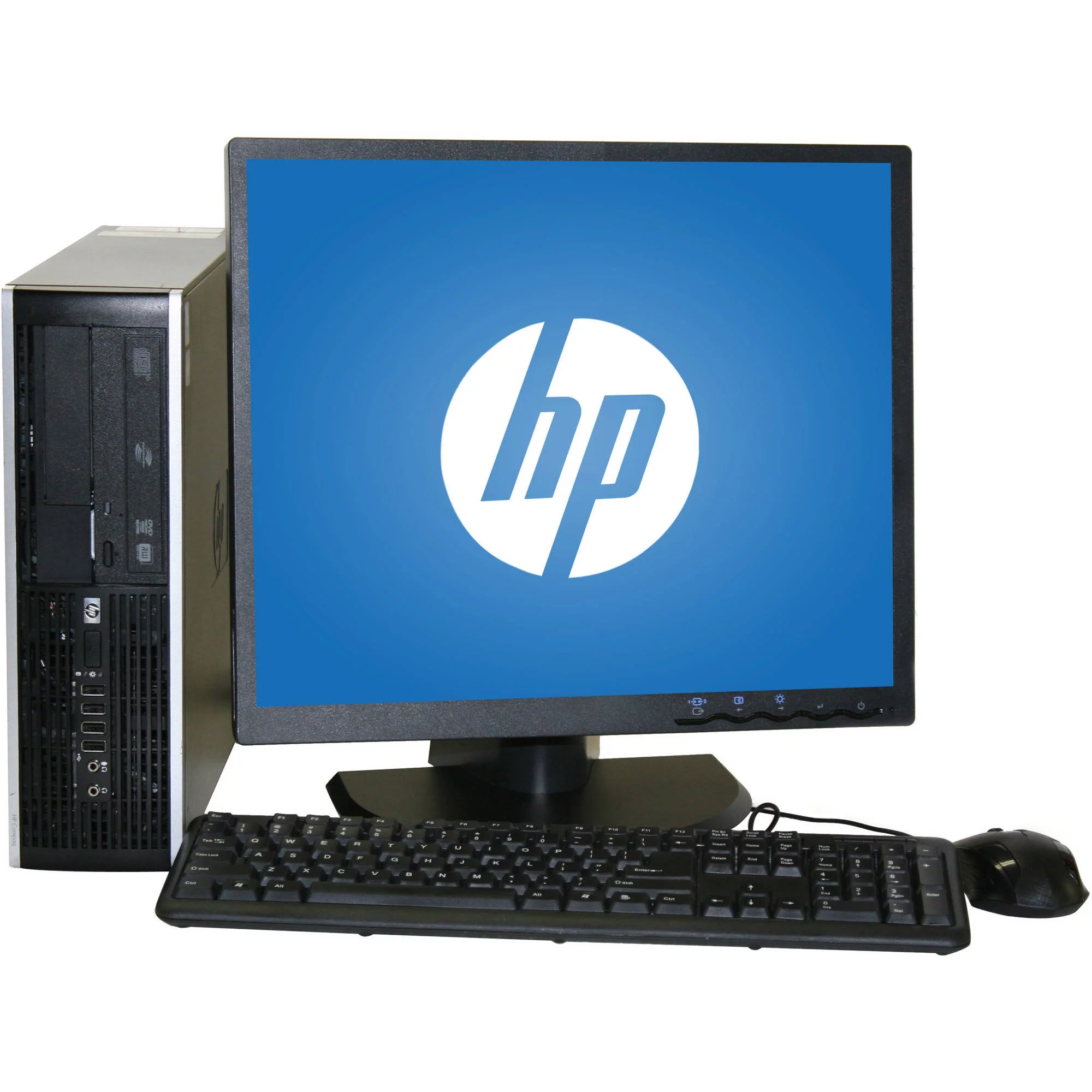 Restored HP 6000 Desktop PC with Intel Core 2 Duo Processor, 4GB Memory, 19" Monitor, 250GB Hard Drive and Windows 10 Home (Refurbished)
