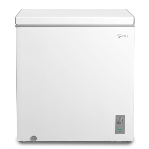 Midea MERC04C4BAWW 3.5 Cubic Feet Chest Freezer, Cu.ft-Convertible, White