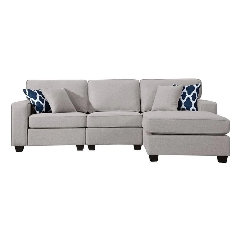 Legend Vansen Fabric Flexible Combination Module Reversible Sectional Sofa