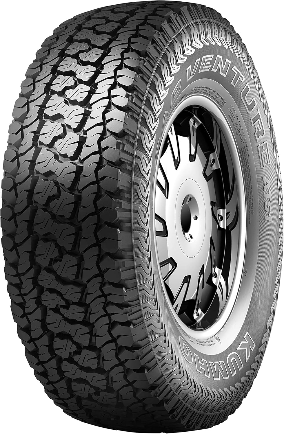 Kumho Road Venture AT51 All-Terrain Tire - P255/70R16 109T