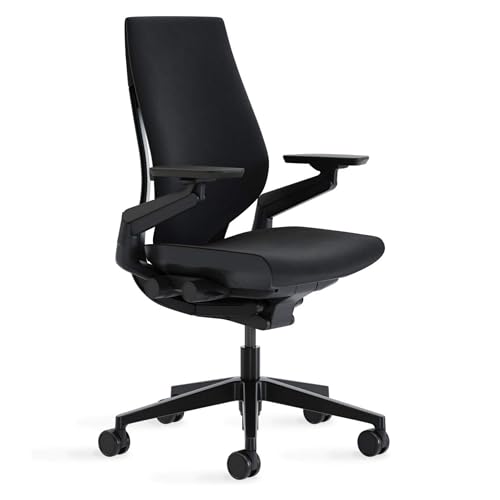 Steelcase Gesture Office Chair - Ergonomic Work Chair with Wheels for Carpet - Comfortable - Intuitive-to-Adjust for Desk - 360-Degree Arms