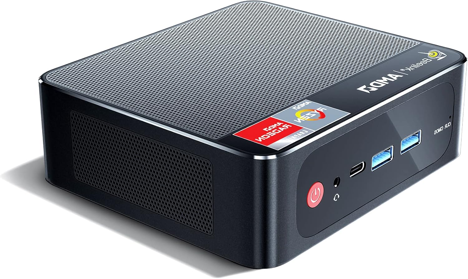 Beelink SER3 Mini PC AMD Ryzen 7 3750H 4C/8T Windows 11 Pro Desktop Computer, 16 GB RAM + 512 GB SSD, Radeon RX Vega 10 Graphics