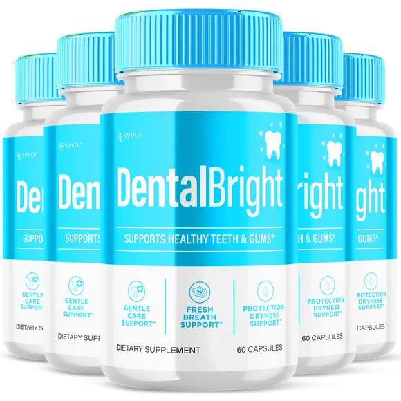 Dental Bright Advanced Oral Probiotics Advbanced Gum and Teeth Support 300 Capsules - Kansas Nuitrition - HNZSDS