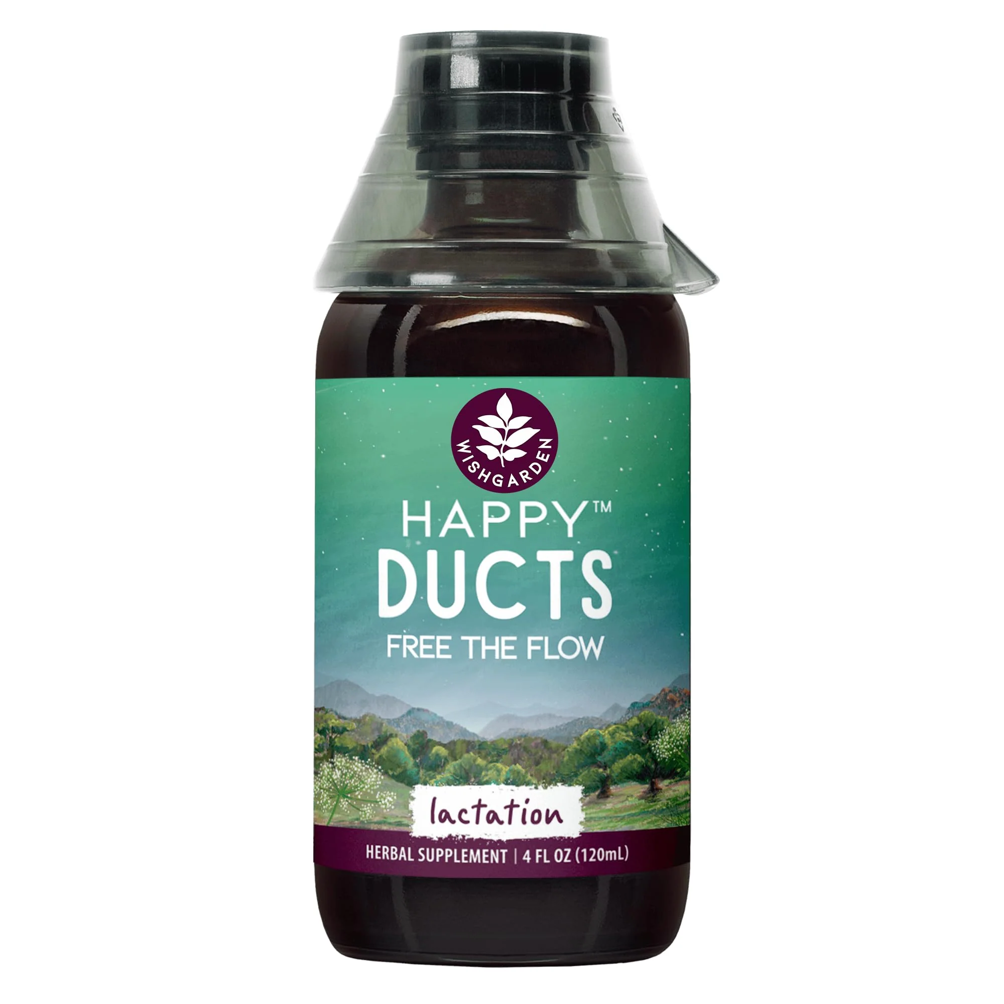 WishGarden Herbs Happy Ducts Lactation Support - Clogged Milk Duct Relief Supplement