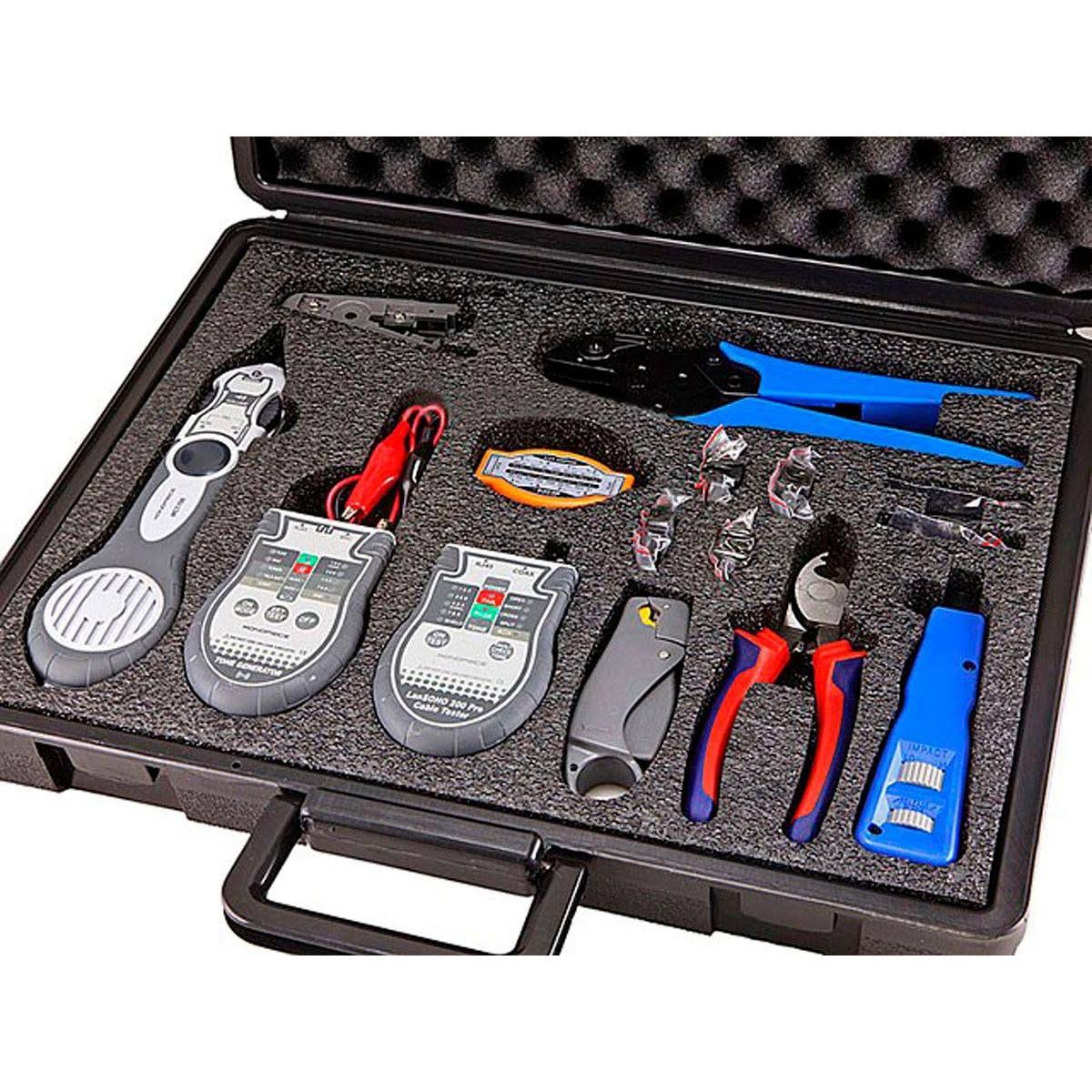 Monoprice LAN u0026 Coaxial Installation Kit w/ Tester u0026 Tone Generator
