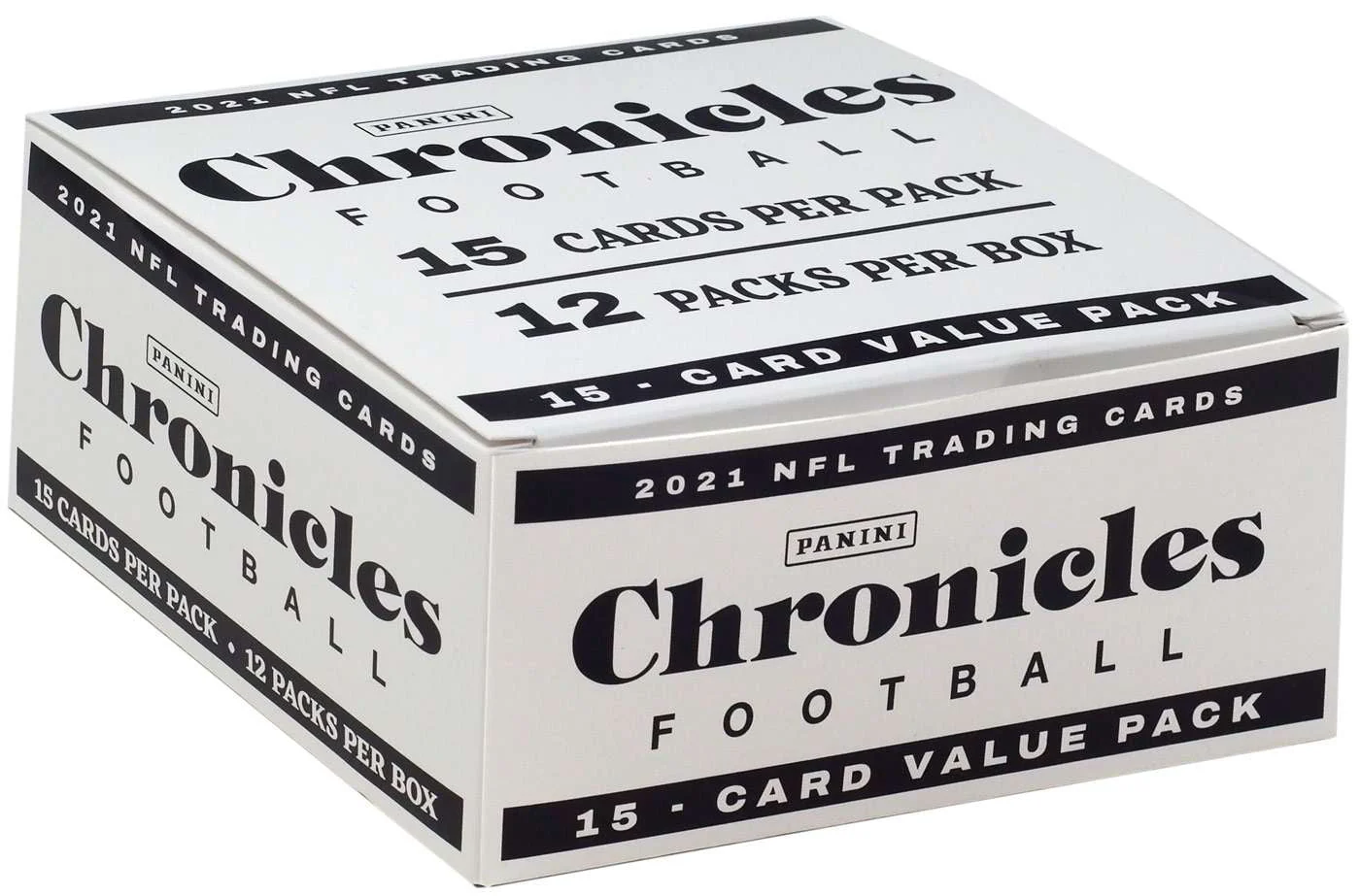 NFL Panini 2021 Chronicles Football Trading Card VALUE Box (12 Packs)