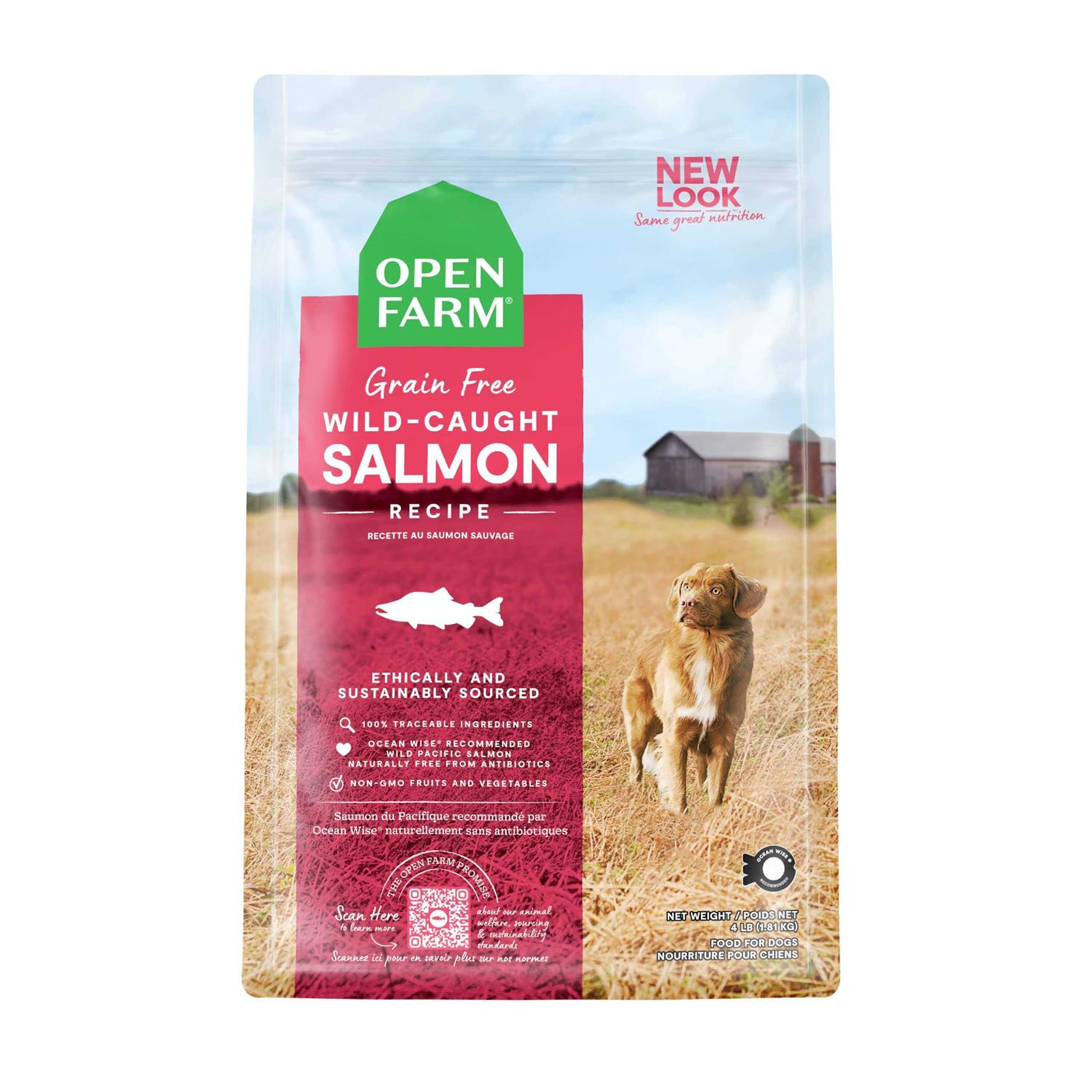 Open Farm Grain-Free Wild-Caught Salmon Dry Dog Food - Pet Supplies online store