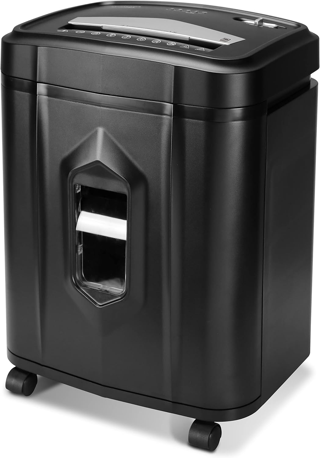 Aurora High-Security 8-Sheet Micro-Cut Paper Credit Card Shredder Black
