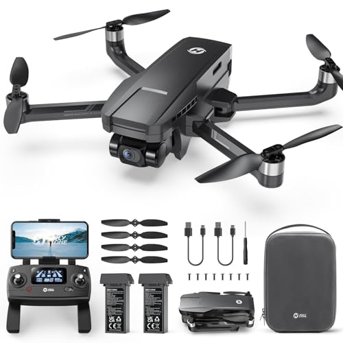 Holy Stone HS720G GPS Drones with Camera for Adults 4K FAA, 2-Axis Gimbal, Built-in Remote ID, 120°FOV, Brushless Motor, 5G WiFi Transmission