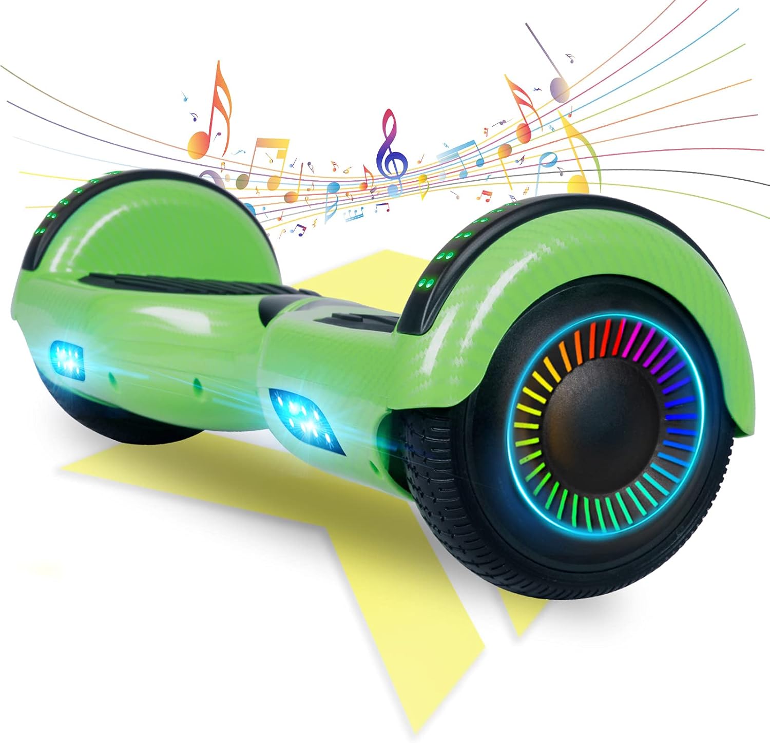 FLYING-ANT Hoverboard, 6.5 Inch Self Balancing Hoverboards with Bluetooth and Flashing LED Lights, Hover Board for Kids Teenagers