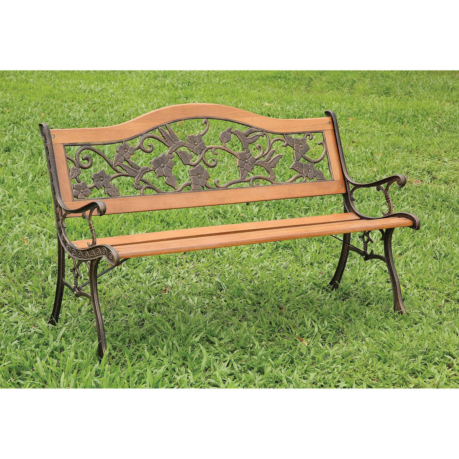 Furniture of America Alba Patio Bench