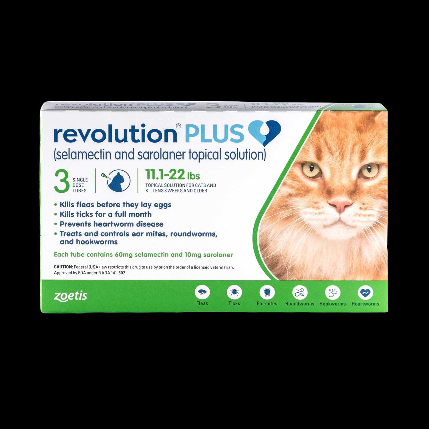 Revolution Plus for Cats 11.1 - Pet Supplies online store