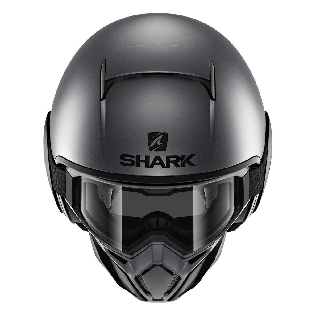 Shark Drak Helmet - Matte Neon (Size: MD) - Dark Grey