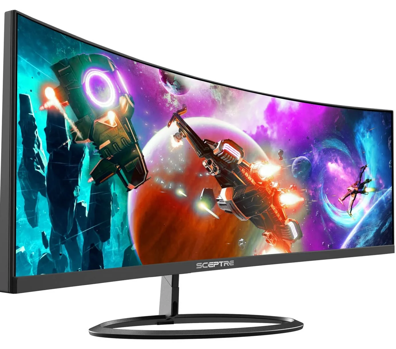 Sceptre Curved 30" 21:9 Gaming LED Monitor 2560x1080p UltraWide Ultra Slim HDMI DisplayPort Up to 85Hz MPRT 1ms FPS-RTS Build-in Speakers