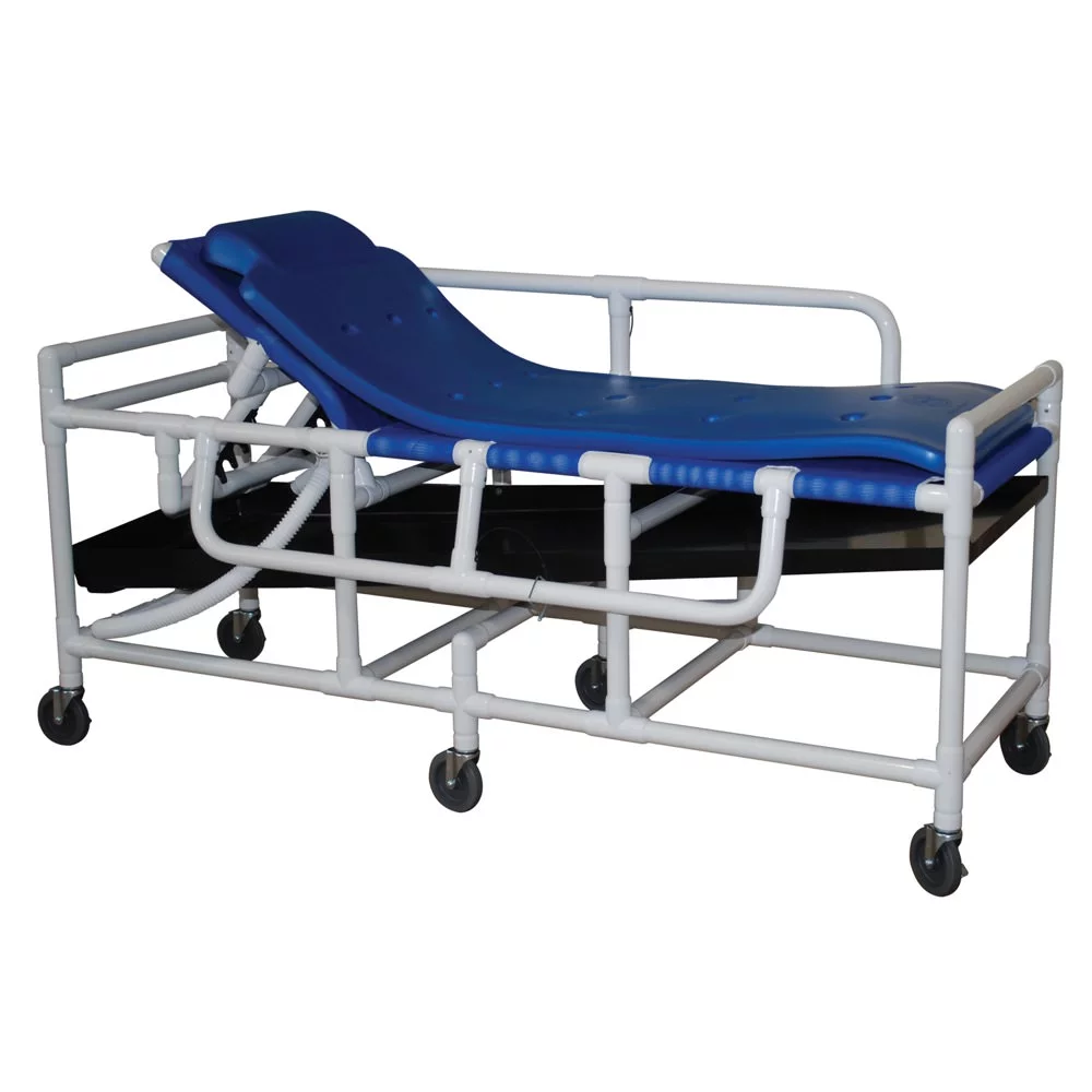 MJM International 910-HS Shower Gurney with Hard Shell Drain Pan