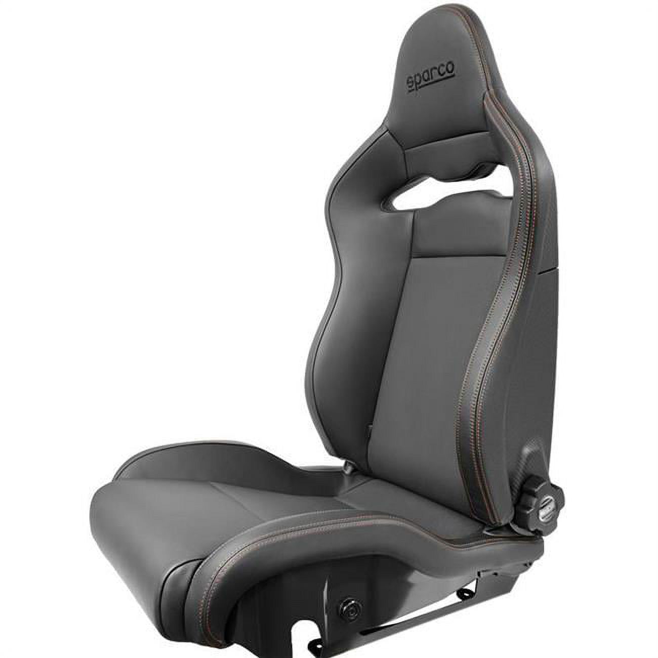 Sparco 00974ZGLNRRSSX Seat SPX Special Edition Black & Red with Gloss Carbon Shell - Left
