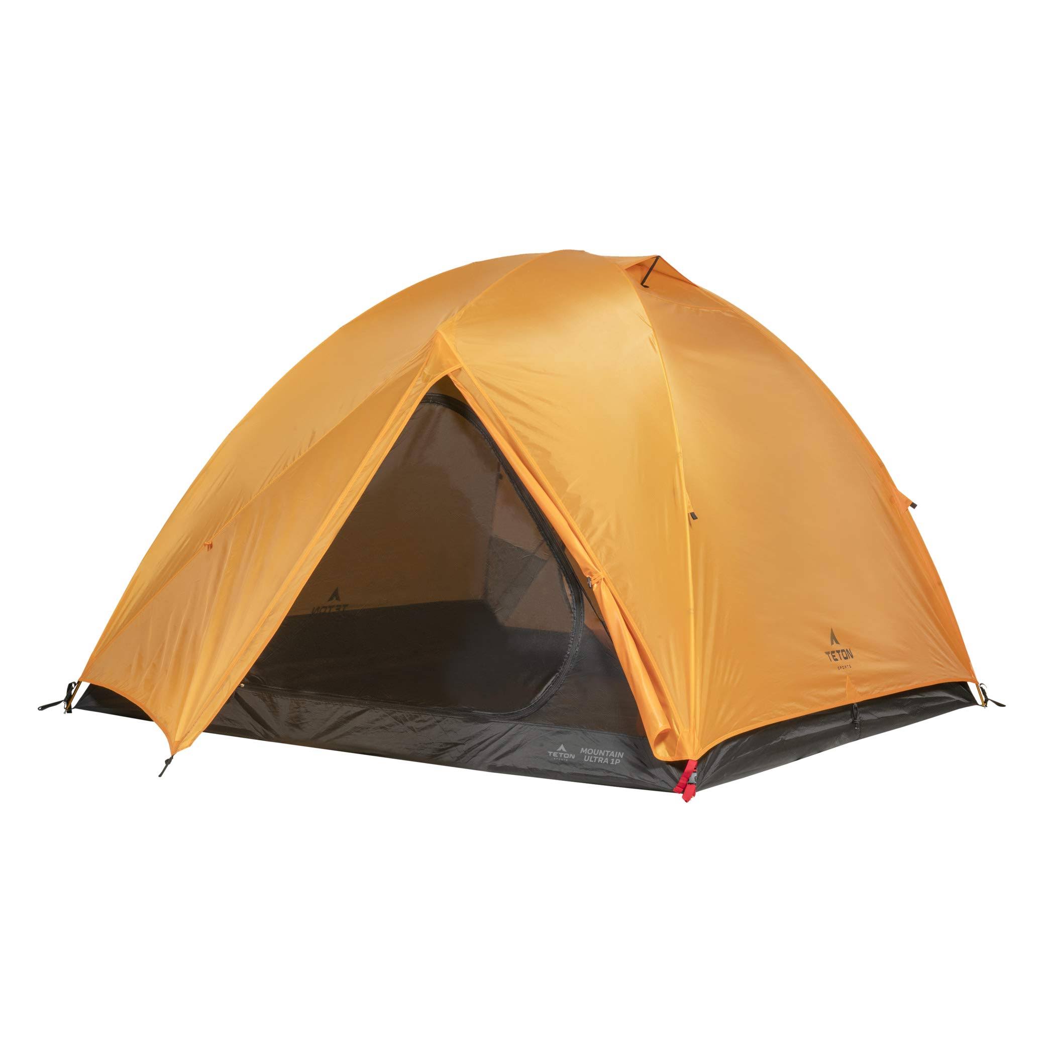 Teton Sports Mountain Ultra Tent; 3-4 Person Backpacking Dome Tent for Camping