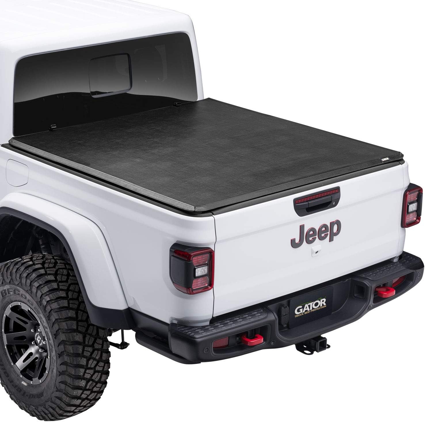 Gator ETX Soft Tri-Fold Truck Bed Tonneau Cover | 59701 | Fits 2020 - 2022 Jeep Gladiator (JT) w/o track rail 5' Bed (60")