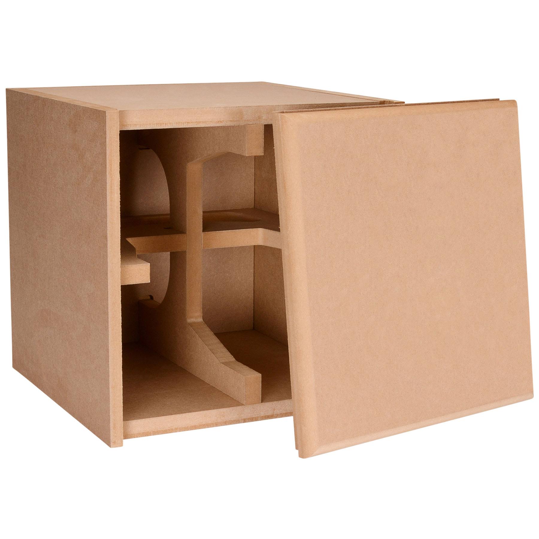 Denovo Audio Knock-Down MDF 0.75 Cu. ft. Subwoofer Cabinet