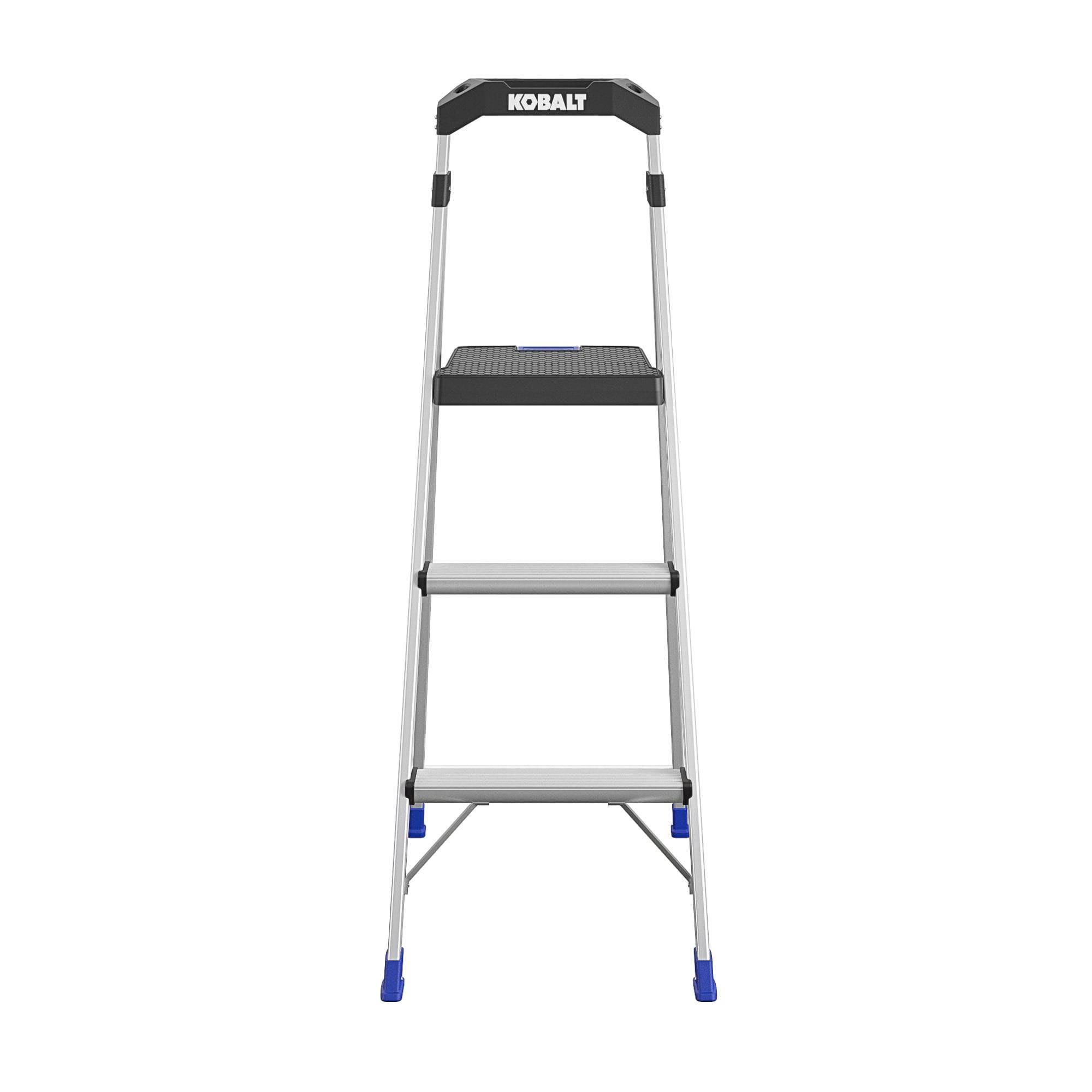 Kobalt 3-Step 250-lb Capacity Aluminum Foldable Step Stool | 20553ABL2