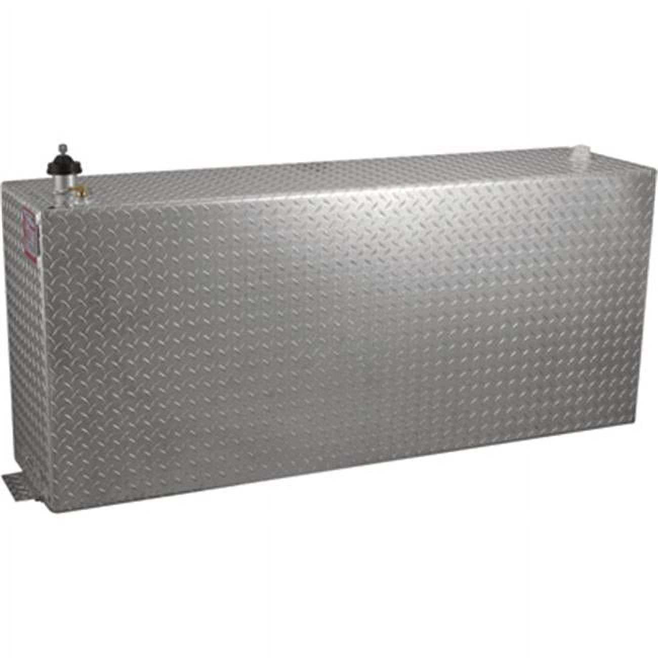Vertical Fuel Transfer Tank - 90 gal, Silver Diamond Plate - Model No. 73200