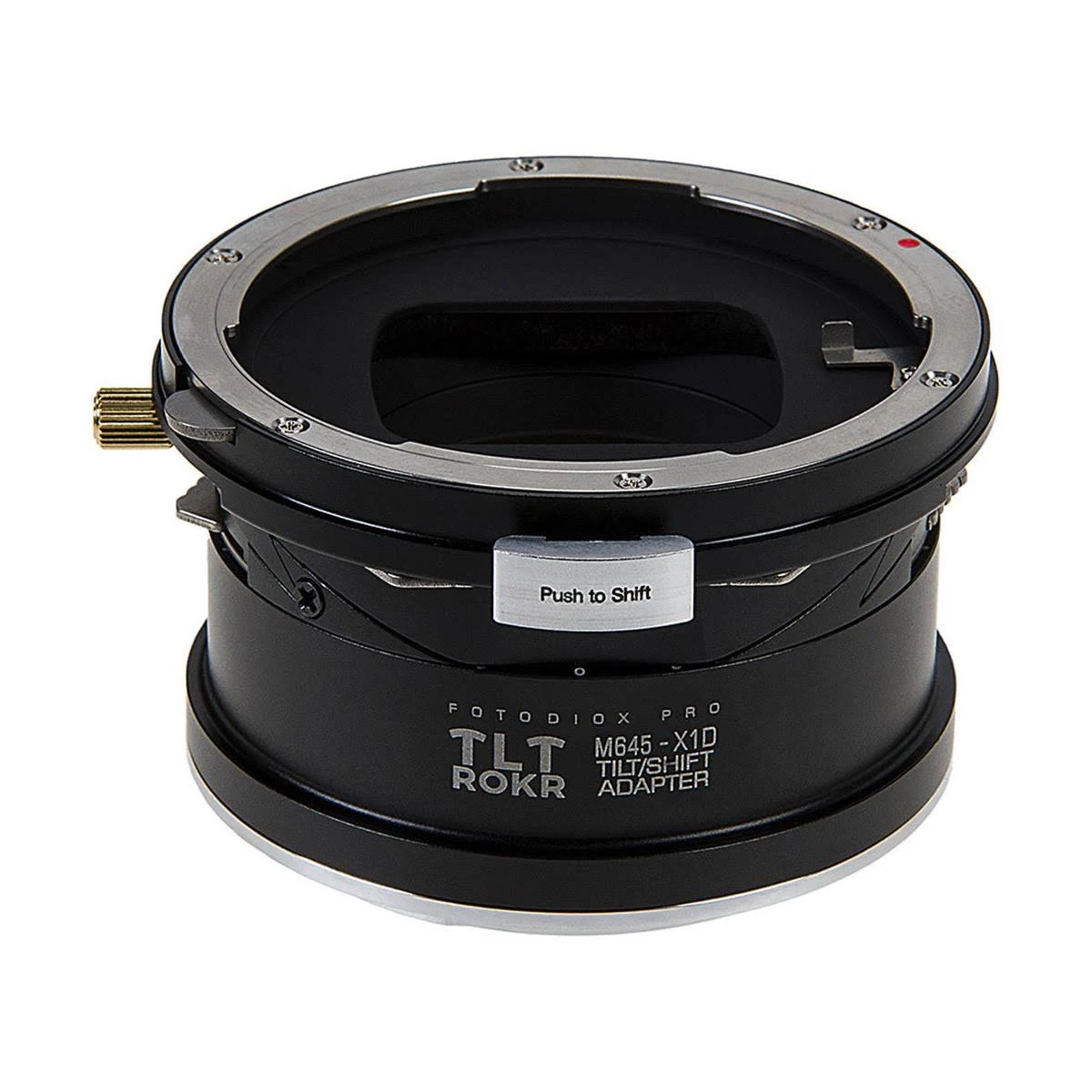 Fotodiox Pro TLT ROKR Tilt-Shift Lens Mount Adapter for Mamiya 645-Mount Lens to Hasselblad X-Mount Camera M645-X1D-TLTROKR