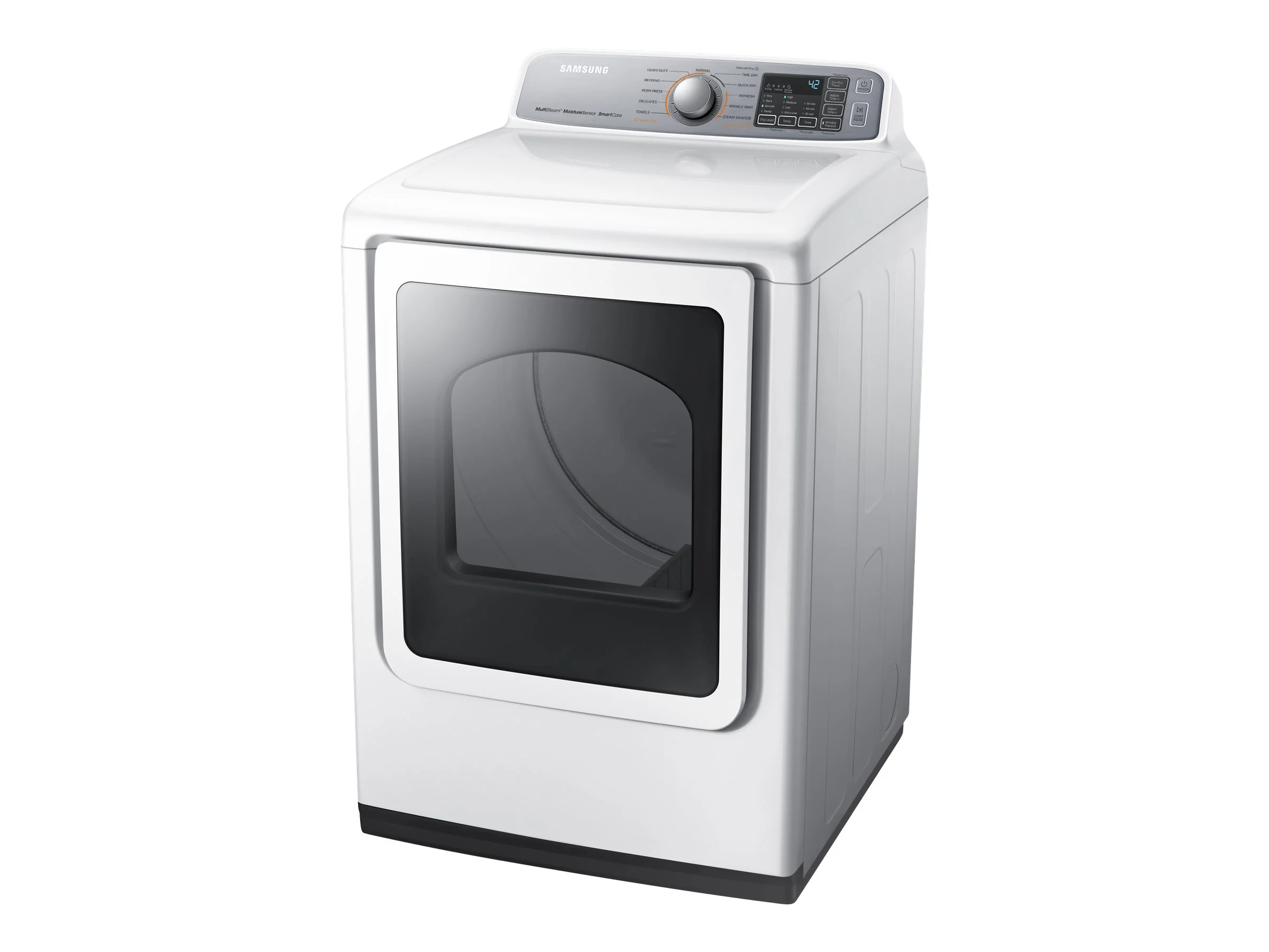 Samsung DVG50M7450W - Dryer - width: 27 in - depth: 30 in - height: 45 in - front loading - white