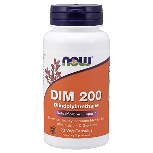 NOW Supplements, DIM 200 (Diindolylmethane) with Calcium D-Glucarate, 90 Veg Capsules - Kansas Nuitrition - HNZSDS