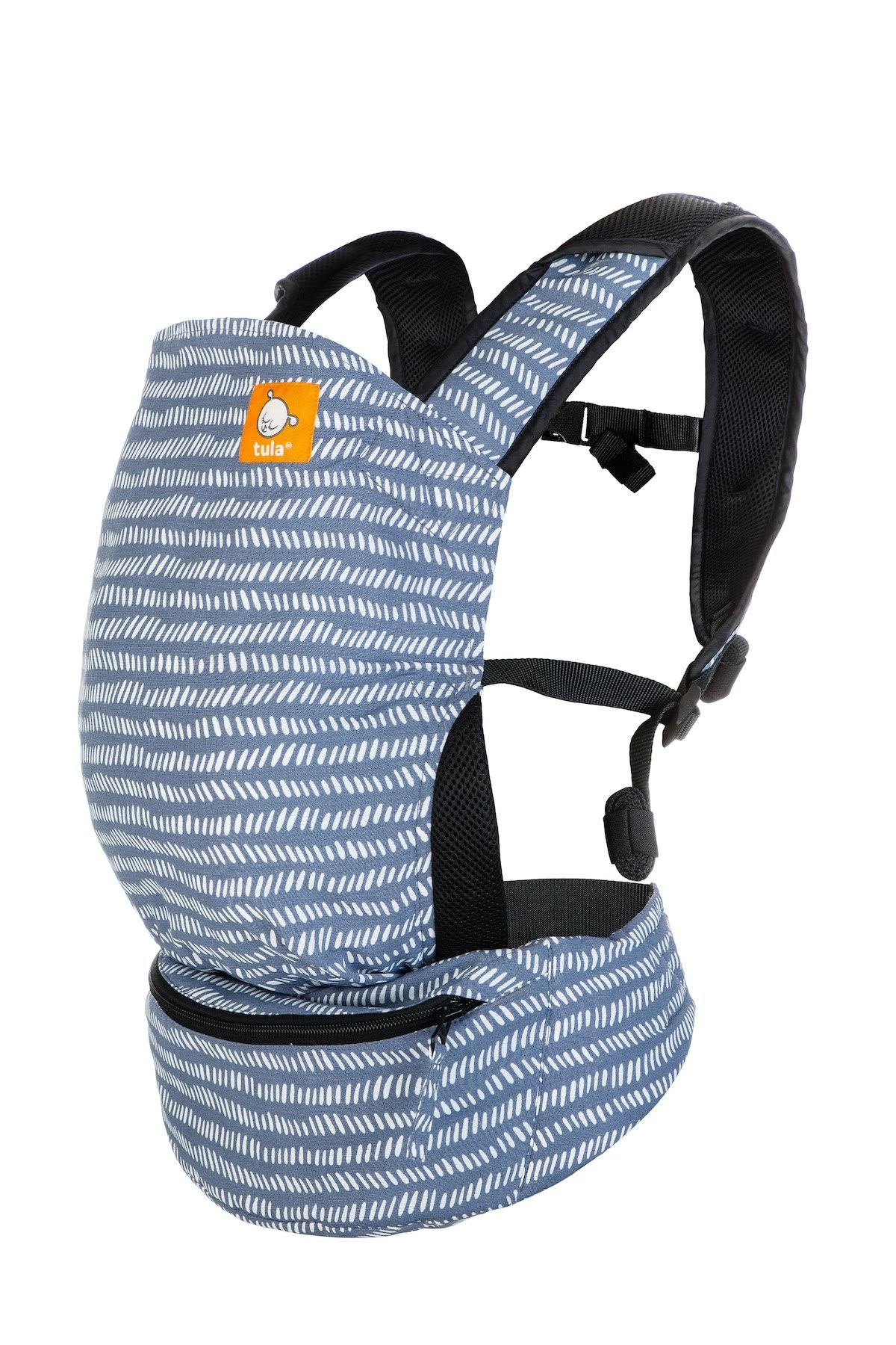 Baby Tula Lite Compact Baby Carrier, Ultra Compact and Lightweight, Convenient Carry Pouch, Ergonomic and Multiple Positions for