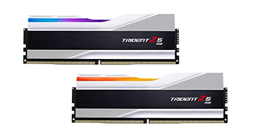 G.SKILL Trident Z5 RGB Series (Intel XMP 3.0) DDR5 RAM 64GB (2x32GB) 6000MT/s CL30-40-40-96 1.40V Desktop Computer Memory UDIMM