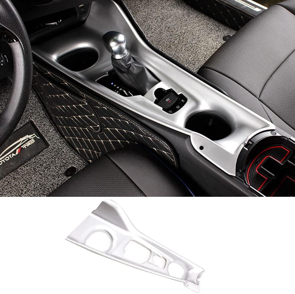 Rifoda for C-HR ABS Carbon Fiber Accessories Center Console Gear Shift Panel Cover Fit for Toyota C-HR 2018 2019 2020 2021 Gear Shift Knob Trim