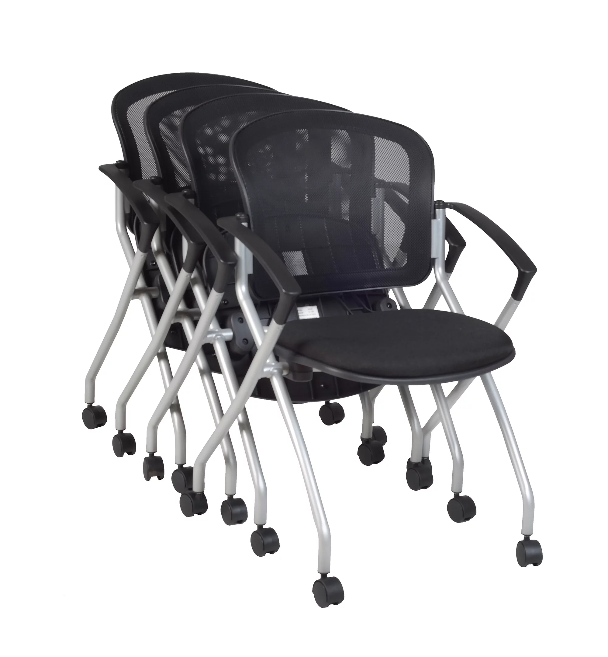 Etta Nesting Chair (4 pack)- Black