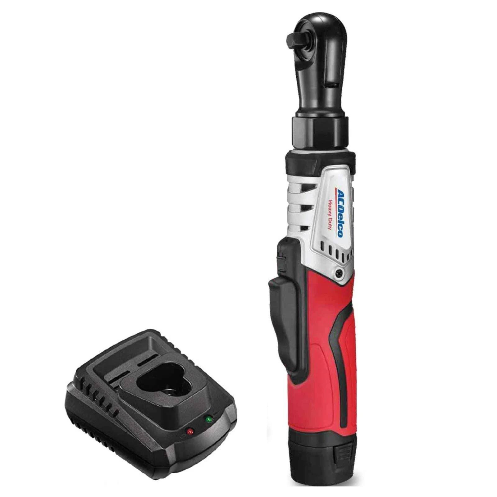 ACDelco ARW1210-3P G12 Series 12V Cordless Li-Ion 3/8 65 ft-lbs. Brushless Ratchet Wrench Tool Kit - Megean