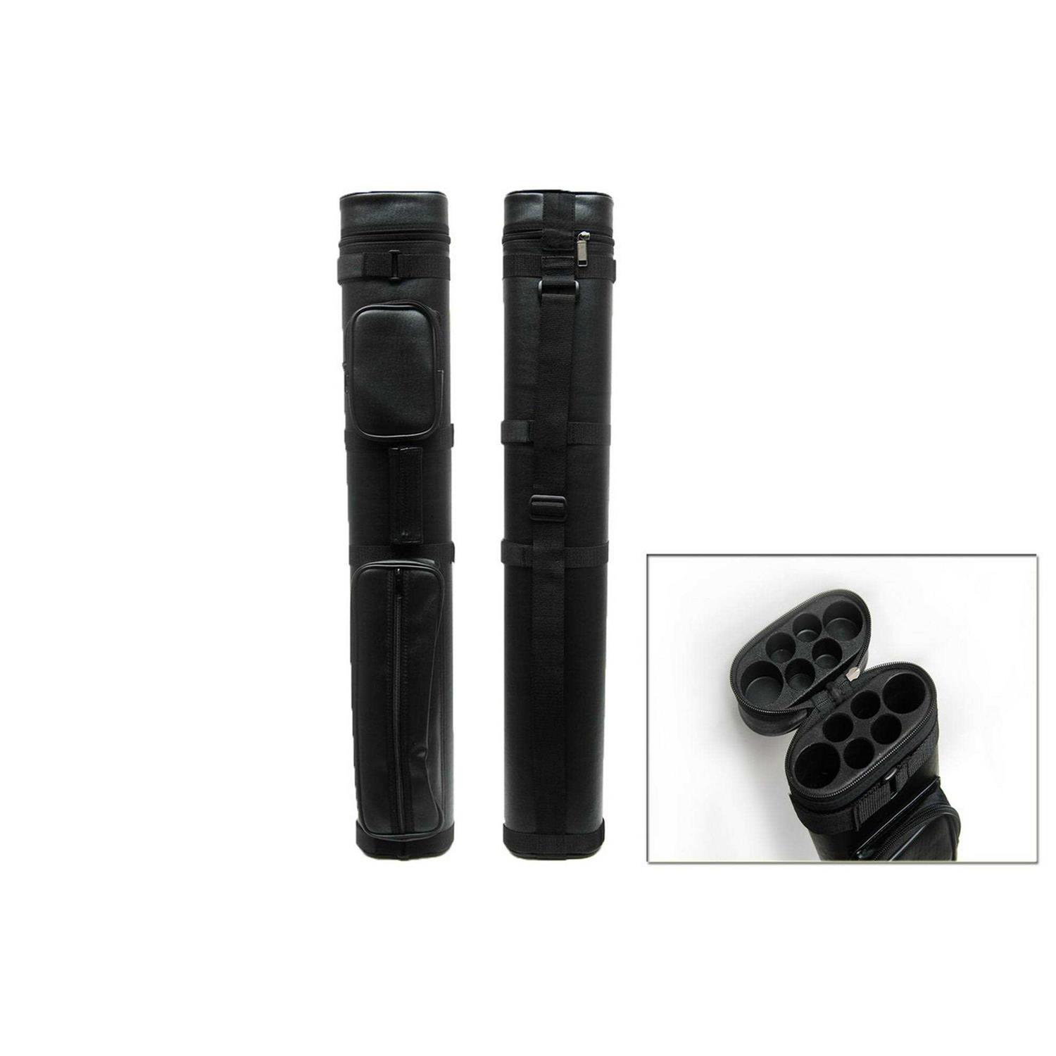 HANS DELTA 2x4 Hard Oval Pool Cue Billiard Stick Carrying Case - Sports Supplies Online Store