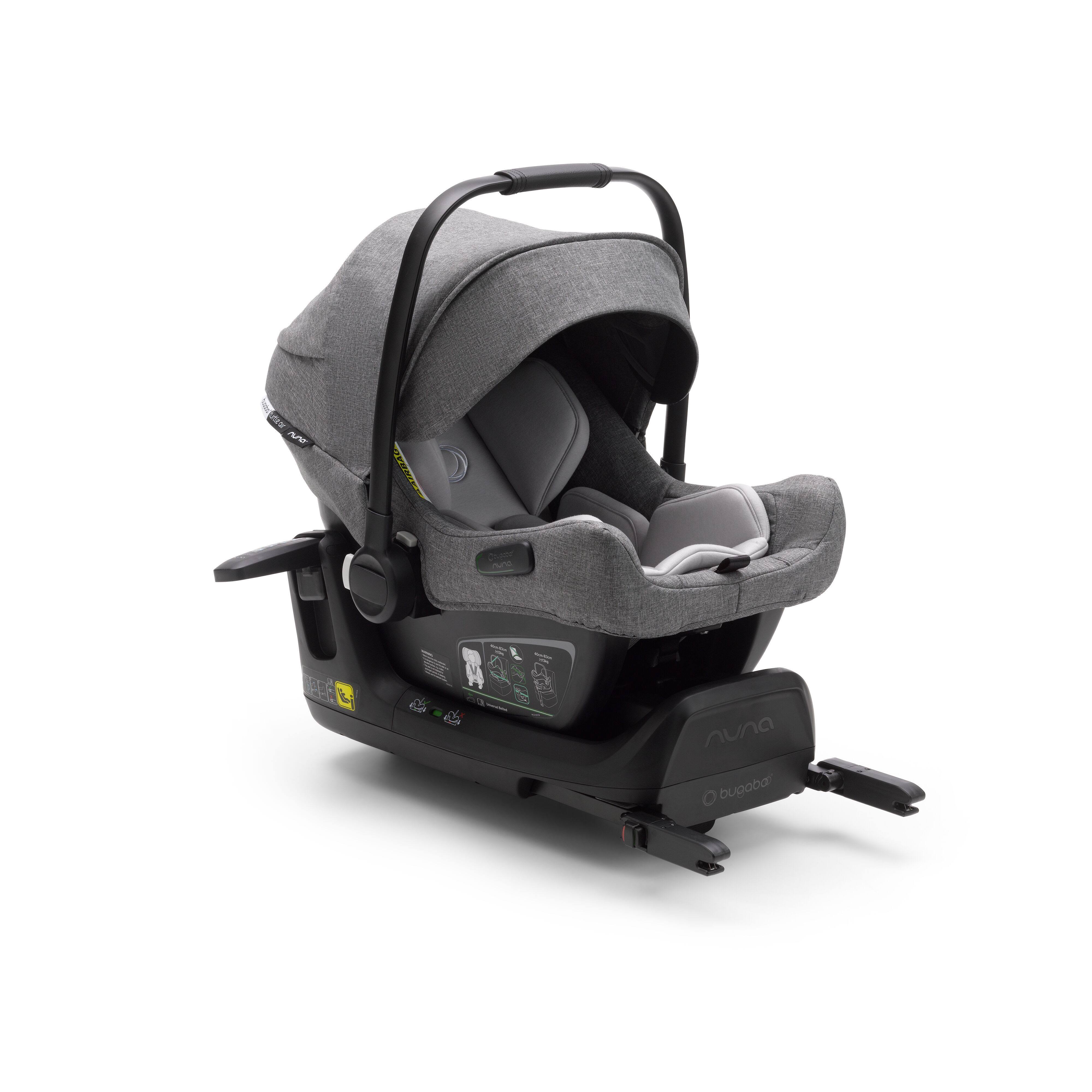 Bugaboo Turtle Air by Nuna Car Seat + Base - Grey