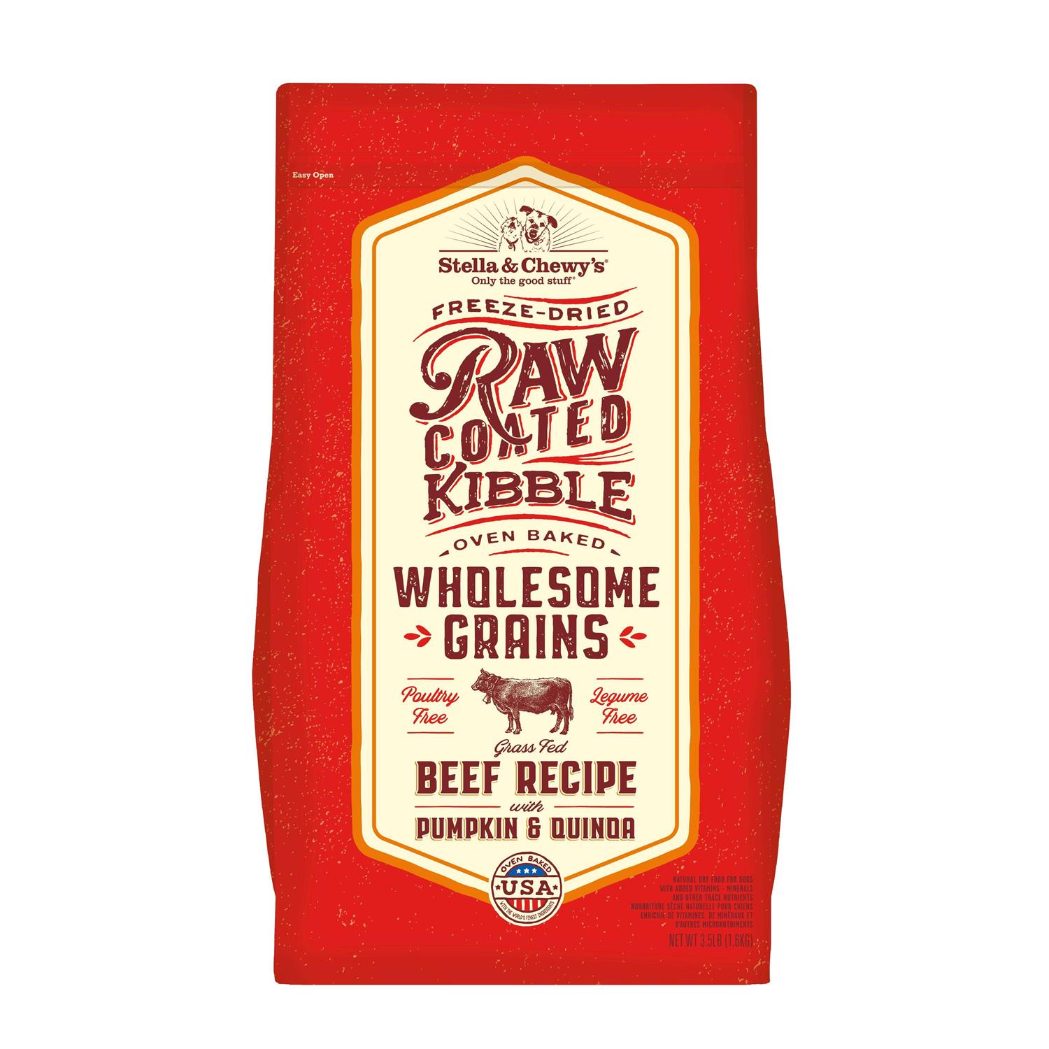 Stella &amp; Chewy's Raw Coated Kibble Recipe with Wholesome Grains Dog - Pet Supplies online store